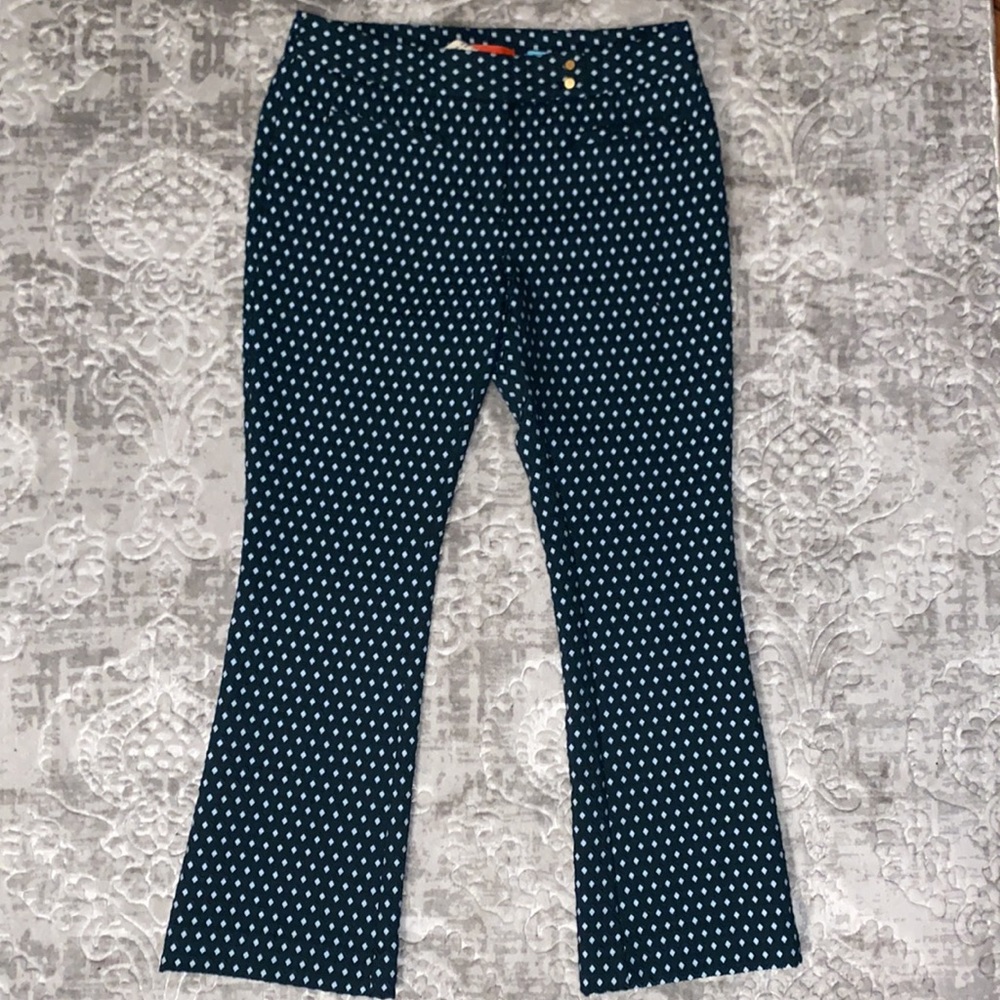 Anthropologie cartonnier charlie flare crop trouser size 6